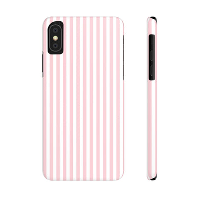 Slim Sweet Pink Striped Cute Phone Case for Iphone 16 - | iPhone 15 Pro Max Case | iPhone 14 Case Iphone 13 12 11 10 9 8 7 X XS Gift for Her