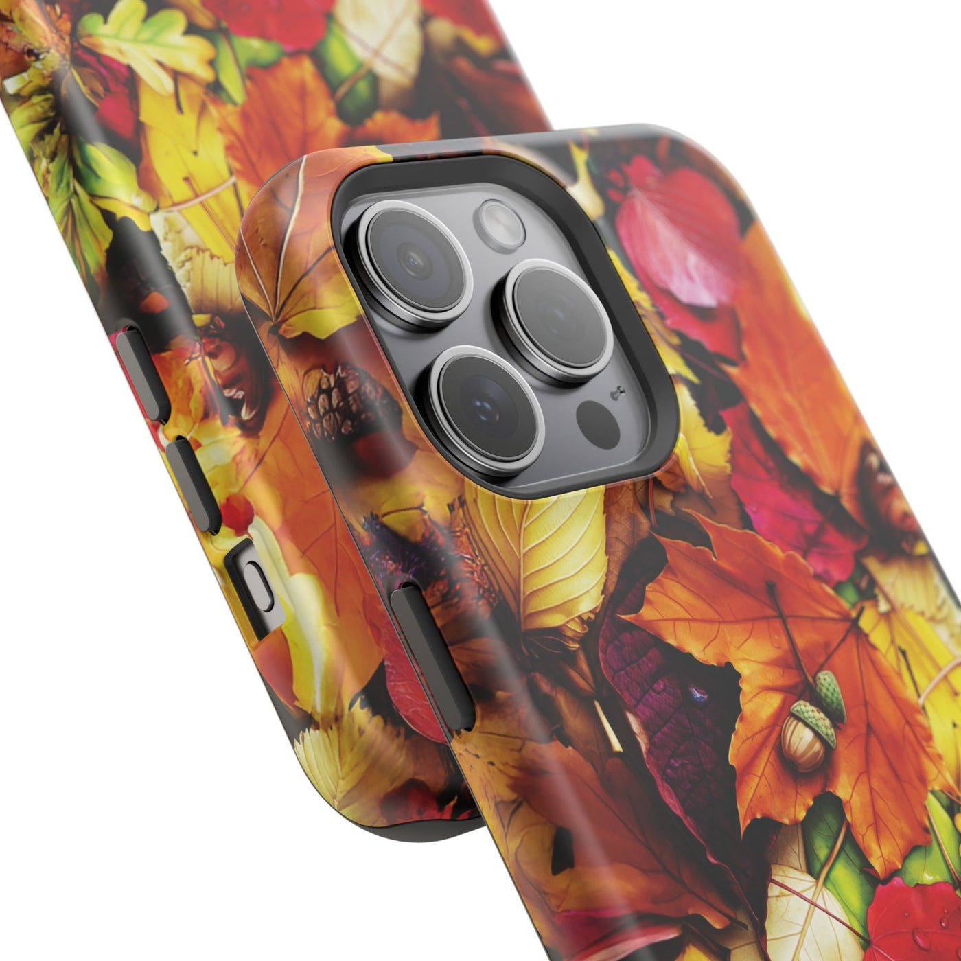 Aesthetic Tough Magsafe Fall Leaves Foliage Phone Case - For iPhone 17 Pro Max iPhone 16 Pro iPhone 15 Iphone 14 Plus 13 Pro 12 11 10 - Studio40ParkLane