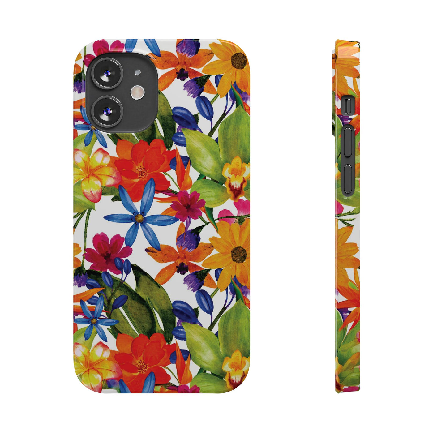 Slim Spring Flowers Gift for Her Cute Phone Cases for Iphone 16 Pro Max | iPhone 15 Case | iPhone 15 Pro Max Case, Iphone 14, 13, 12, 11, 10, 8, 7 - Studio40ParkLane