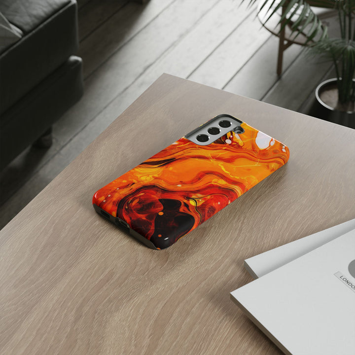 Impact Resistant, Fall Colors Marble, Cute Phone Cases for Samsung S24, S23, S22, S21, IPhone 15 pro Iphone 14 pro Iphone 13 IPhone 12 Iphone 11 - Studio40ParkLane