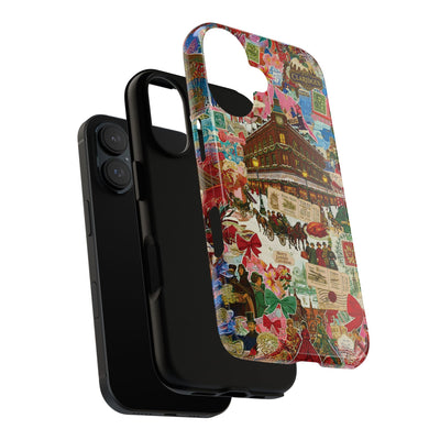 Aesthetic Tough London Coquette Collage Premium Phone Case - For iPhone 17 Pro Max iPhone 16 Pro iPhone 15 Iphone 14 Plus 13 Pro 12 11 10 XR - Studio40ParkLane