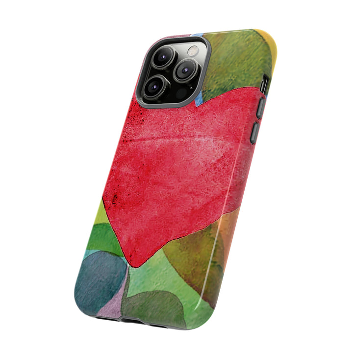 Cute IPhone Case | iPhone 15 Case | iPhone 15 Pro Max Case, Iphone 14 Case, Iphone 14 Pro Max Case IPhone Case for Art Lovers, Red Heart - Studio40ParkLane