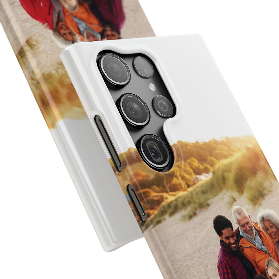 Snap Custom Personalized Family/Pet Cute Phone Cases for Samsung Galaxy S24, S23, S22, S21, S20, Plus, Ultra, Iphone 16, 15, 14, Pro and Max - Studio40ParkLane