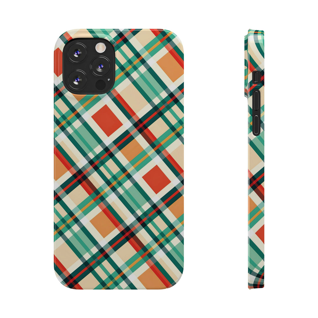Slim Checkered Plaid Gift for Her Cute Phone Cases for Iphone 16 Pro Max | iPhone 15 Case | iPhone 15 Pro Max Case, Iphone 14, 13, 12, 11, 10, 8, 7 - Studio40ParkLane