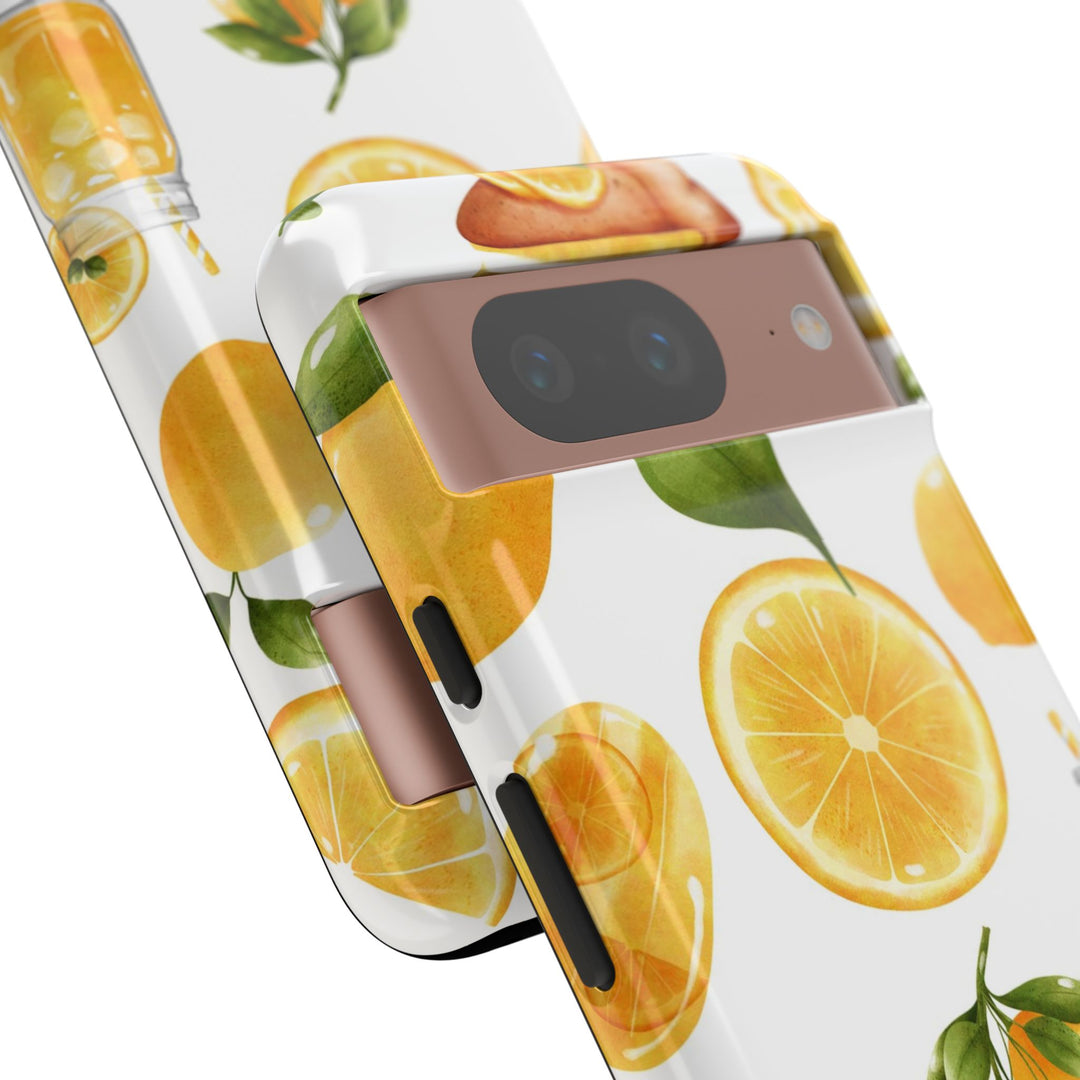 Impact Resistant, Lemon Fruit Pie, Cute Phone Cases for Samsung S24, S23, S22, S21, IPhone 15 pro Iphone 14 pro Iphone 13 IPhone 12 Iphone 11 - Studio40ParkLane