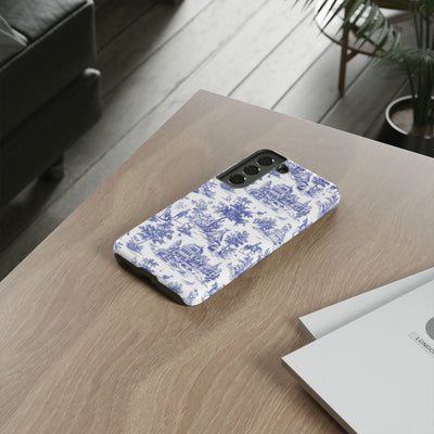 Premium Tough French Toile Gift for Her Cute Phone Cases for Samsung S25 S24, S23, S22, S21, Iphone, 16, 15, 14, 13 Pro Max Ultra - Studio40ParkLane