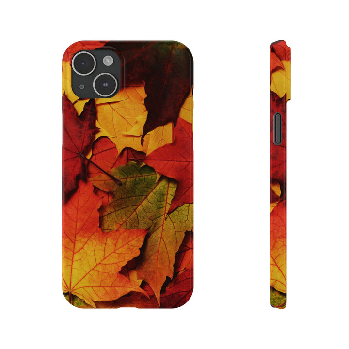 Slim Autumn Fall Leaves Gift Cute Phone Cases for Iphone 16 | iPhone 15 Case | iPhone 15 Pro Max Case, Iphone 14, Iphone 14 Pro Max, Iphone 13, Slim Mom Dad Gift - Studio40ParkLane