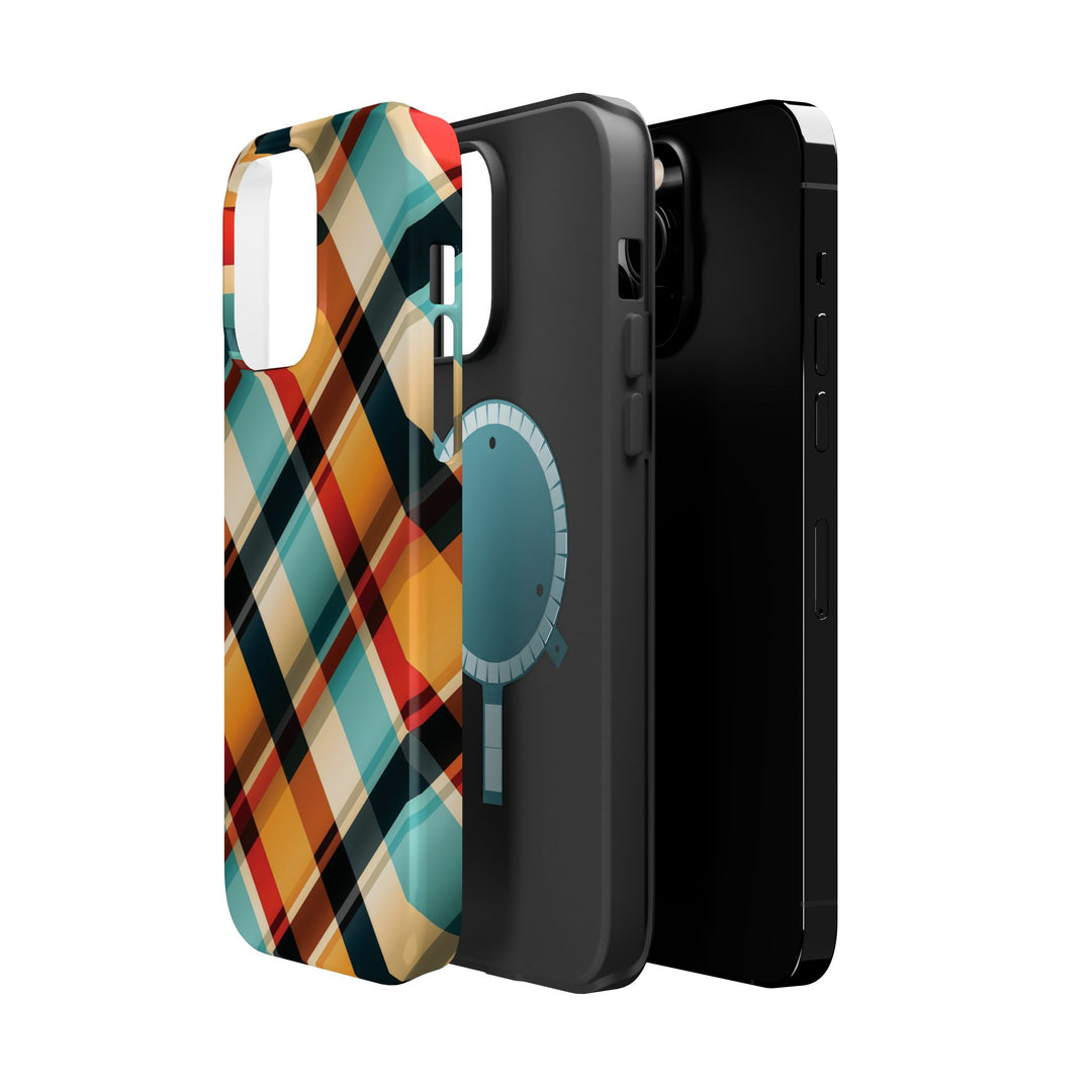 Checkered Plaid Magsafe Gift for Her Cute Phone Case for Iphone, | iPhone 16 | iPhone 15 Pro Max, Iphone 14 Pro Max, 13 12 11 10 9 8 7 - Studio40ParkLane