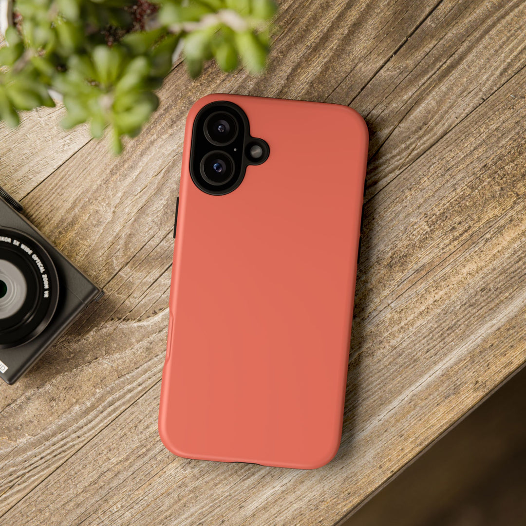 Premium Tough Coral Pink Orange Gift for Her Cute Phone Cases for Samsung S25 S24, S23, S22, S21, Iphone, 16, 15, 14, 13 Pro Max Ultra - Studio40ParkLane