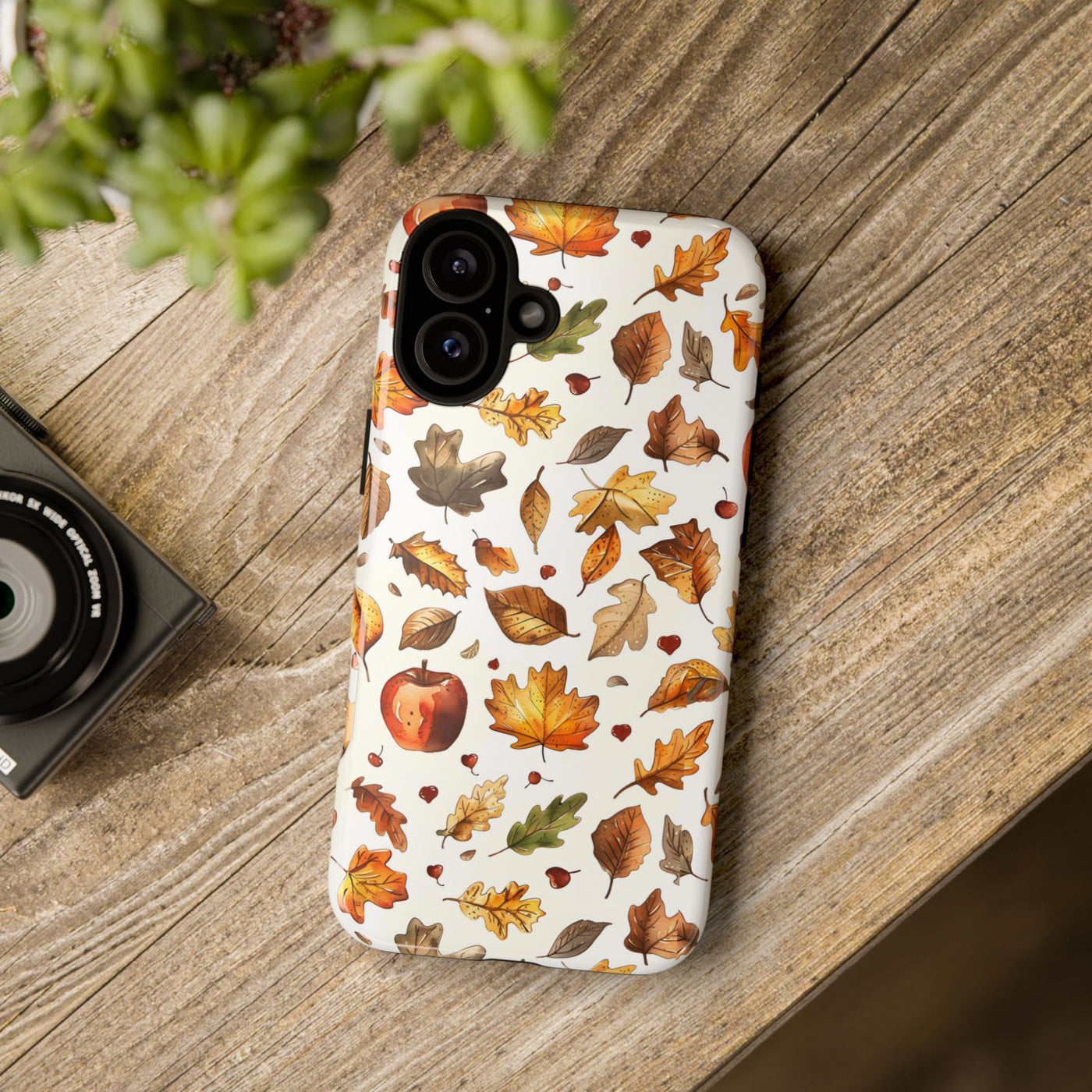 Autumn Fall Leaves Gift for Her Cute Phone Case for, Samsung Galaxy S24, S23, S22, S21, IPhone 16 Case | Iphone 15, Iphone 14, IPhone 13 Case