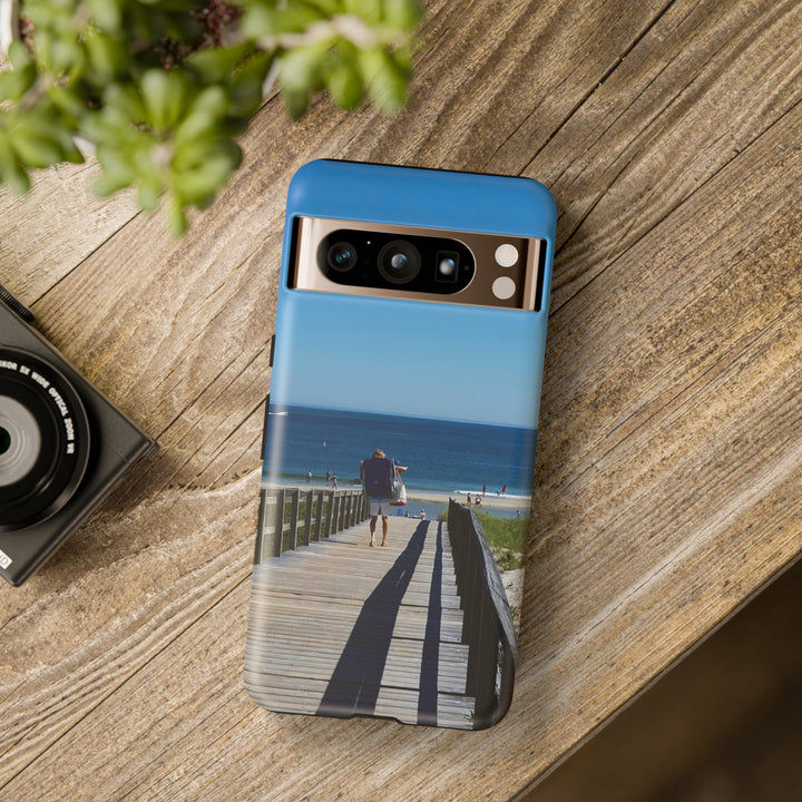 Cute Samsung Case | Cool Iphone Case | Summer Beach Walk, Samsung S24, S23, S22, S21, IPhone 15 Case | Iphone 14 Case, Iphone 13 Case - Studio40ParkLane