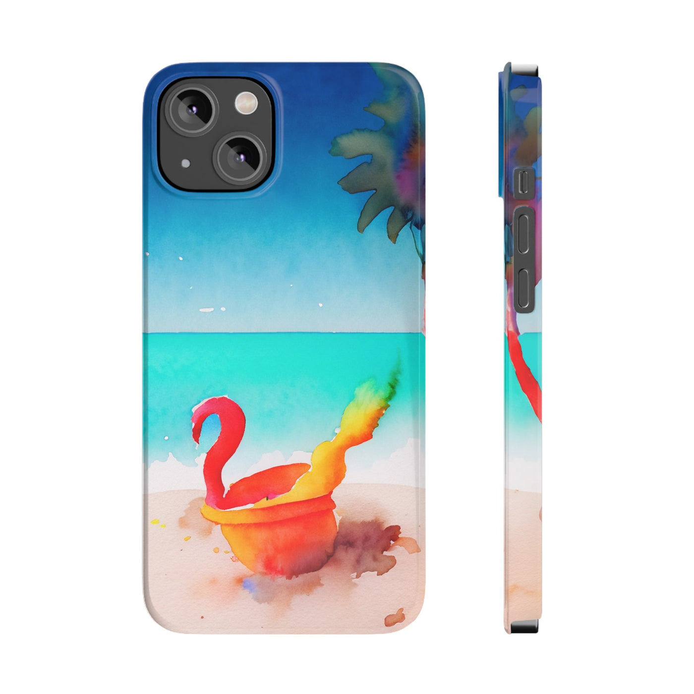 Slim Cute iPhone Cases - | iPhone 15 Case | iPhone 15 Pro Max Case, Iphone 14 Case, Iphone 14 Pro Max, Iphone 13, Summer Beach Bucket