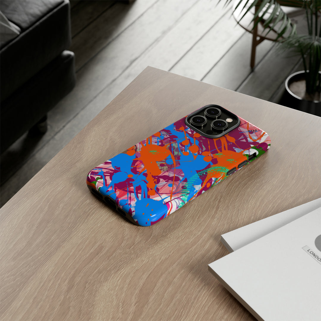 Cute IPhone Case | iPhone 15 Case | iPhone 15 Pro Max Case, Iphone 14 Case, Iphone 14 Pro Max Case IPhone Case for Art Lovers Fall Paint Splash - Studio40ParkLane
