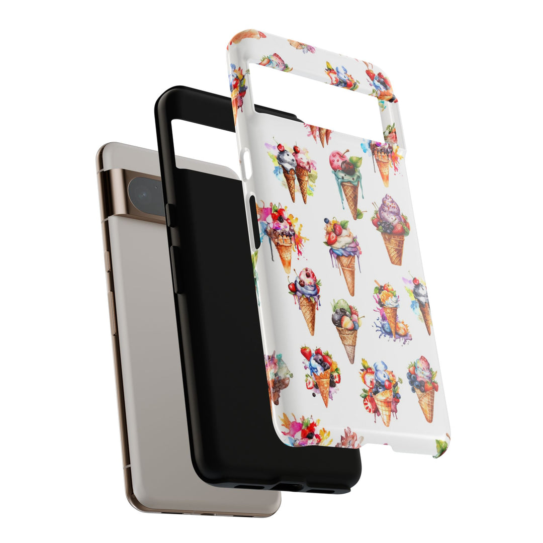 Impact Resistant, Summer Icecream, Cute Phone Cases for Samsung S24, S23, S22, S21, IPhone 15 pro, Iphone 14 pro, Iphone 13 IPhone 12, Iphone 11 - Studio40ParkLane