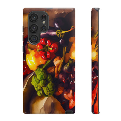 Impact Resistant, Fall Farm Vegetables, Cute Phone Cases for Samsung S24, S23, S22, S21, IPhone 15 pro Iphone 14 pro Iphone 13 IPhone 12 Iphone 11