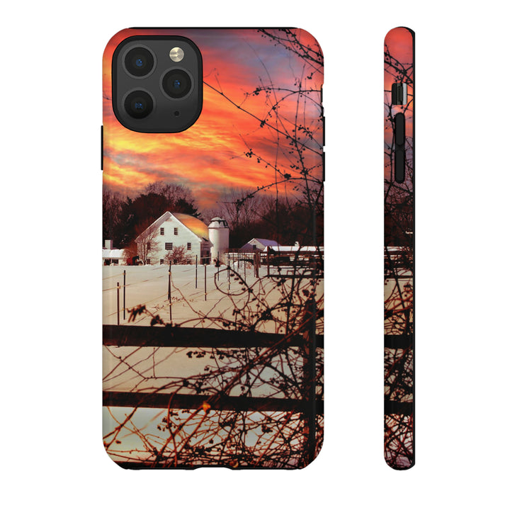 Cool Phone Case | Winter Sunset, For iPhone 15 Case | iPhone 15 Pro Case, Iphone 14 Case, Iphone 14 Pro Max Case, Protective Iphone Case - Studio40ParkLane