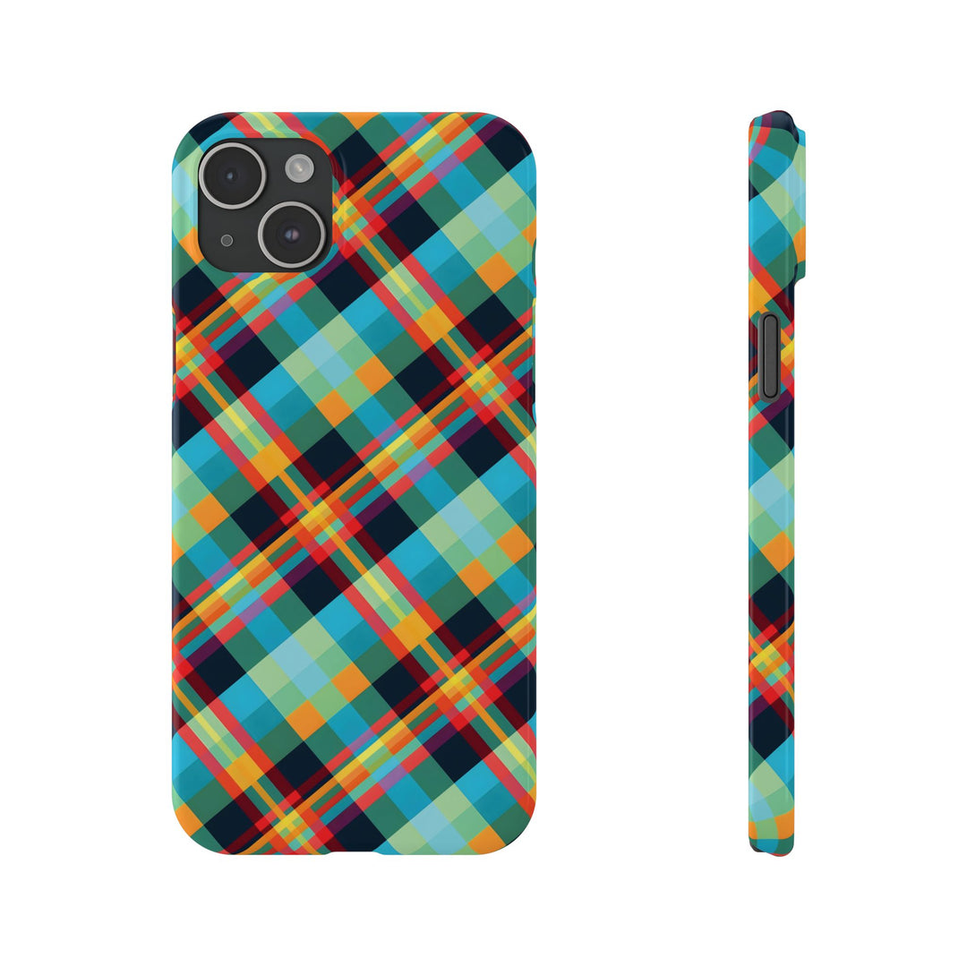Slim Checkered Plaid Gift for Her Cute Phone Cases for Iphone 16 Pro Max | iPhone 15 Case | iPhone 15 Pro Max Case, Iphone 14, 13, 12, 11, 10, 8, 7 - Studio40ParkLane