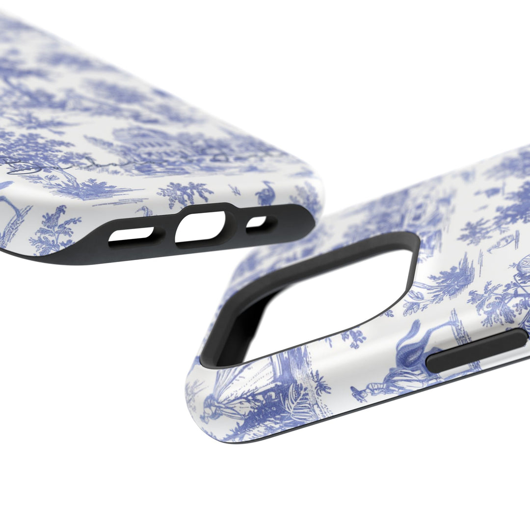Magsafe French Toile Personalized Initial Custom Gift Cute Phone Cases for Iphone 16 Pro Max | iPhone 15, Pro Max Case, Iphone 14, 13, 12, 11, 10 - Studio40ParkLane