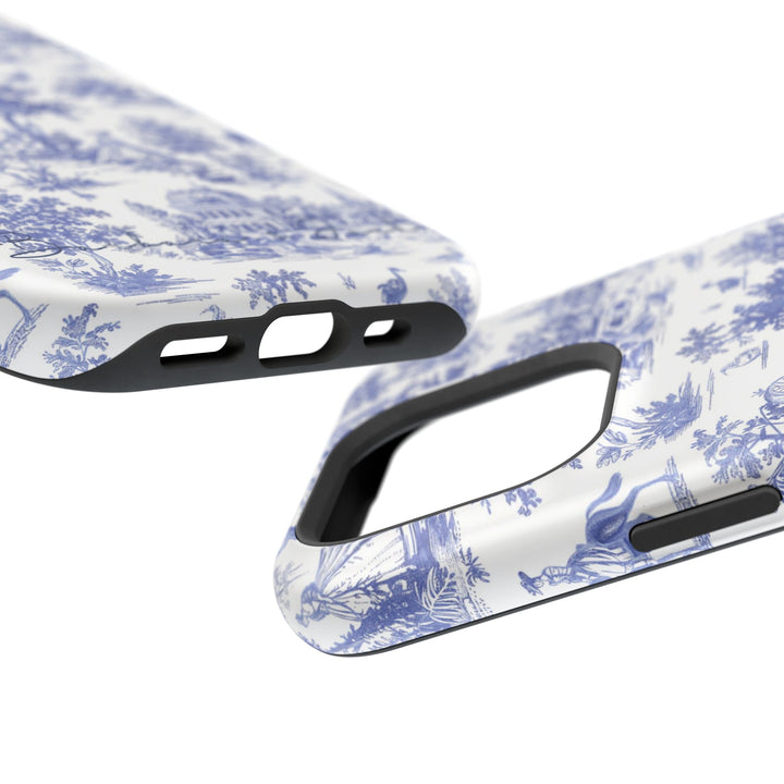 Magsafe French Toile Personalized Initial Custom Gift Cute Phone Cases for Iphone 16 Pro Max | iPhone 15, Pro Max Case, Iphone 14, 13, 12, 11, 10 - Studio40ParkLane