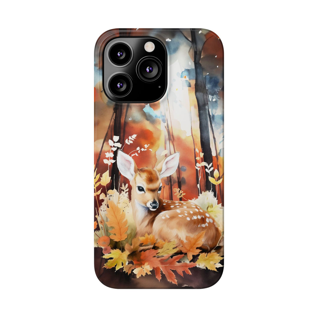 Slim Fall Autumn Forest Deer Gift for Her Cute Phone Cases for Iphone 16 | iPhone 15 Case | iPhone 15 Pro Max Case, Iphone 14, Iphone 14 Pro Max, Iphone 13, Slim - Studio40ParkLane