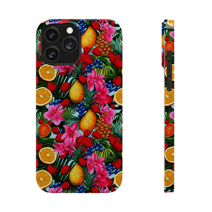 Slim Cute Phone Cases for Iphone - | iPhone 15 Case | iPhone 15 Pro Max Case, Iphone 14 Case, Iphone 14 Pro Max, Iphone 13, Summer Mixed Fruit - Studio40ParkLane