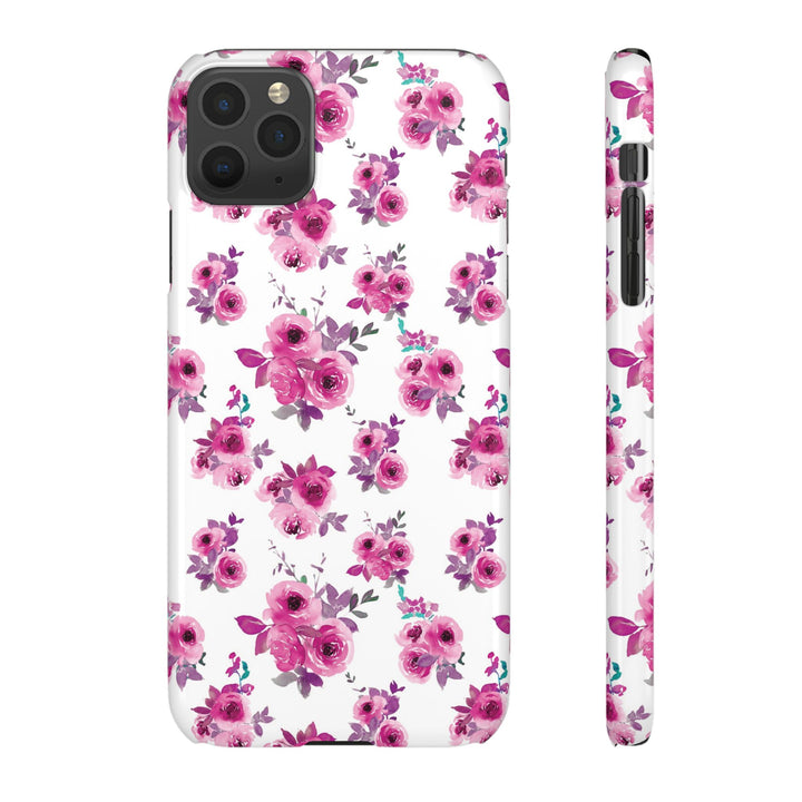 Sleek Snap Flowers Gift for Her Cute Phone Case for iPhone 16 15 14 13 12 11 X Xs Max Xr Pro Plus Samsung Galaxy S24 S23 S22 S21 S20 Ultra