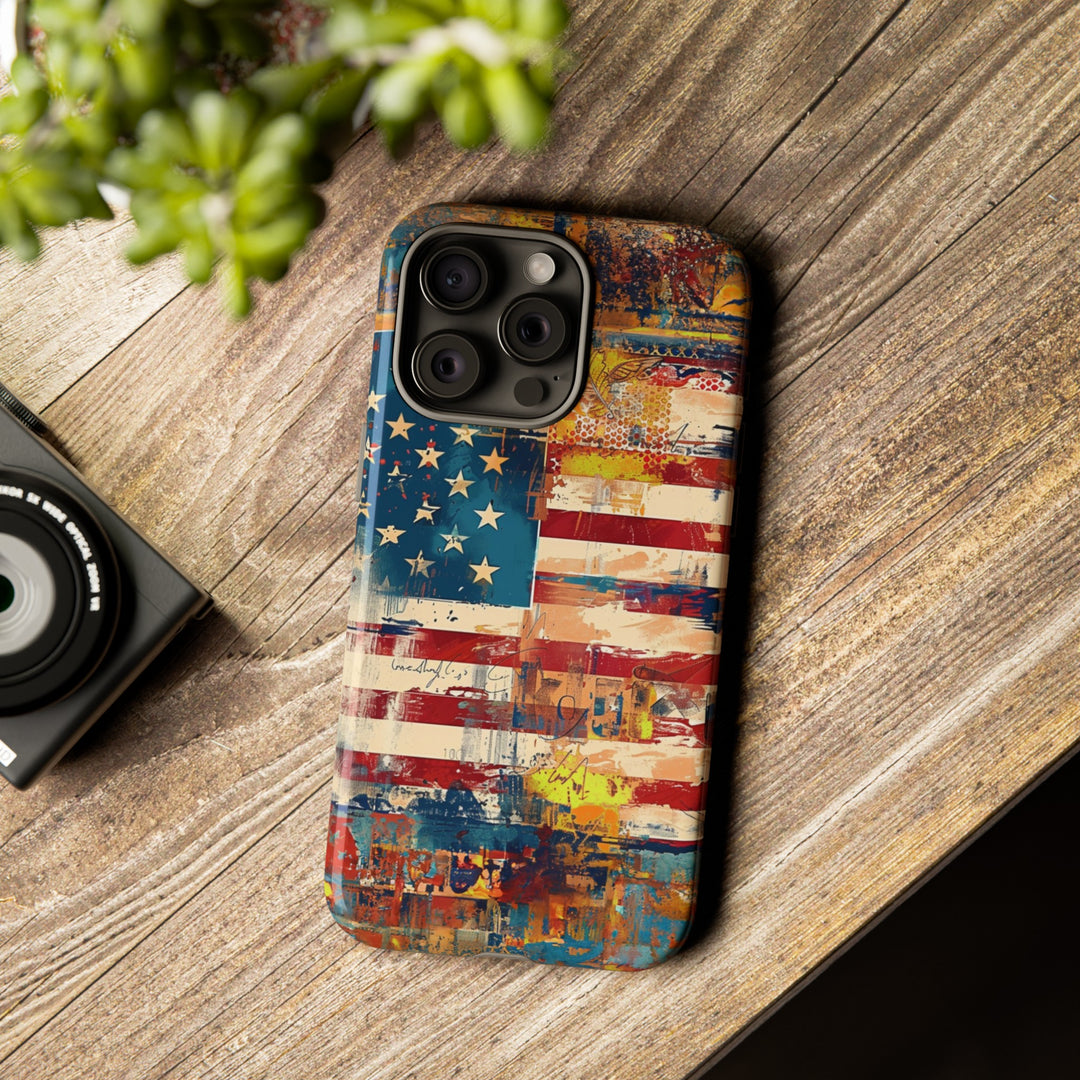 Impact Resistant, American Flag, Cute Phone Cases for Samsung S24, S23, S22, S21, IPhone 15 pro Iphone 14 pro Iphone 13 IPhone 12 Iphone 11 - Studio40ParkLane