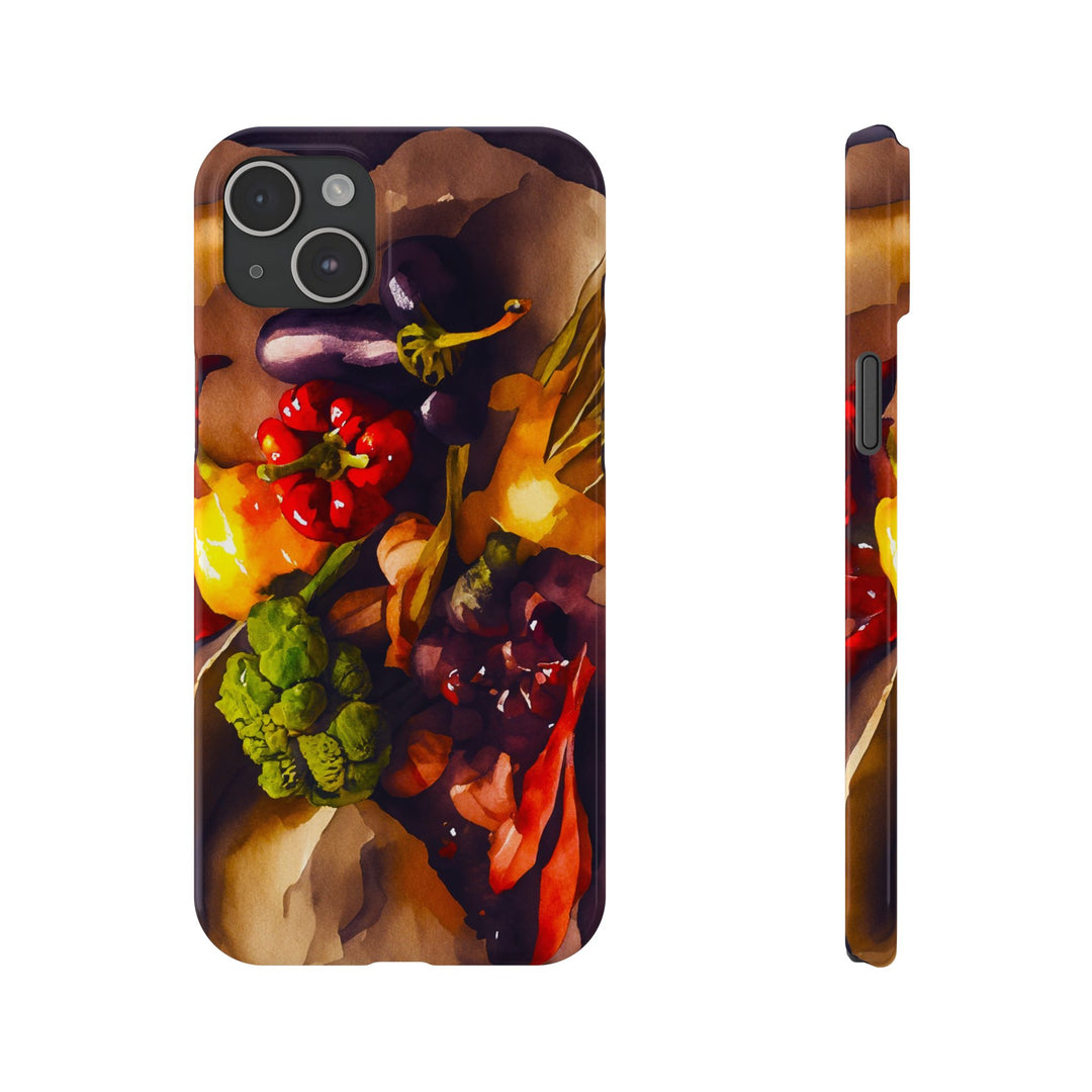 Slim Fall Farm Vegetables Cute Phone Cases for Iphone | iPhone 15 Case | iPhone 15 Pro Max Case, Iphone 14, Iphone 14 Pro Max, Iphone 13 - Studio40ParkLane