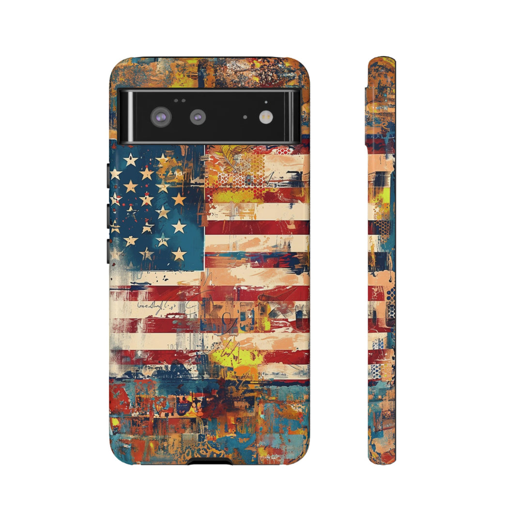 Impact Resistant, American Flag, Cute Phone Cases for Samsung S24, S23, S22, S21, IPhone 15 pro Iphone 14 pro Iphone 13 IPhone 12 Iphone 11 - Studio40ParkLane