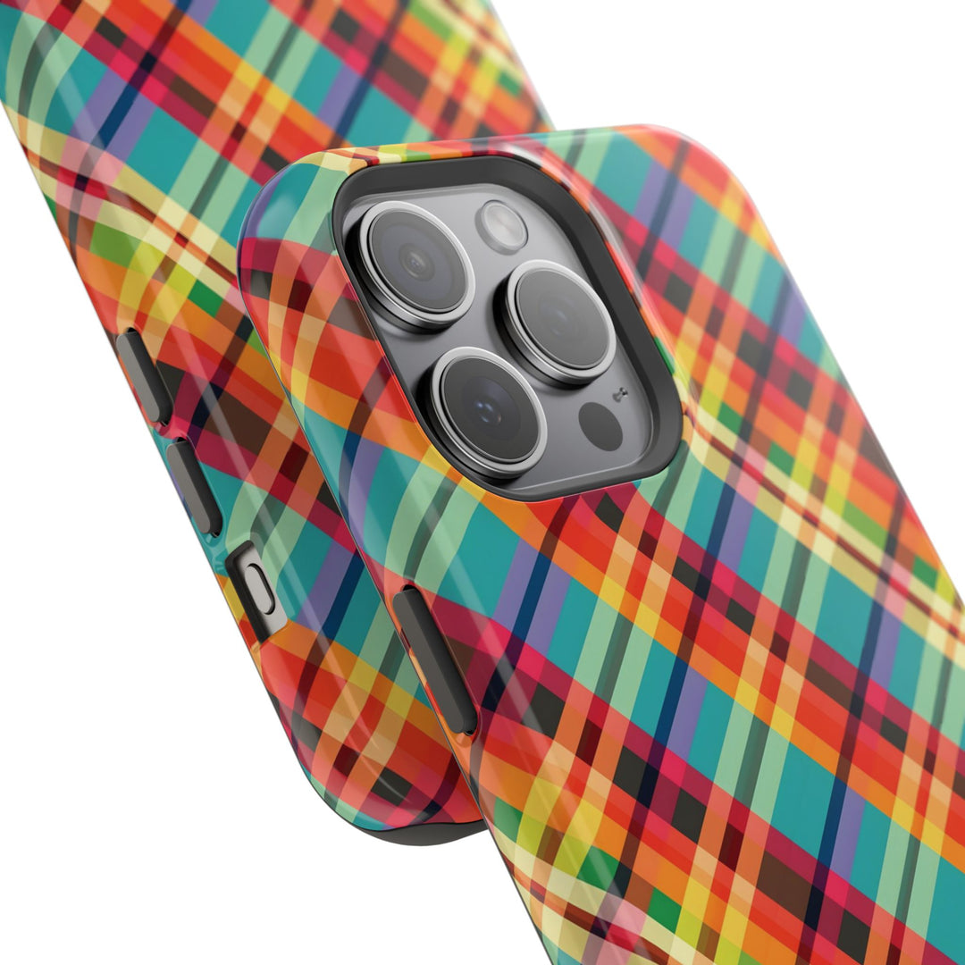 Checkered Plaid Magsafe Gift for Her Cute Phone Case for Iphone, | iPhone 16 | iPhone 15 Pro Max, Iphone 14 Pro Max, 13 12 11 10 9 8 7 - Studio40ParkLane