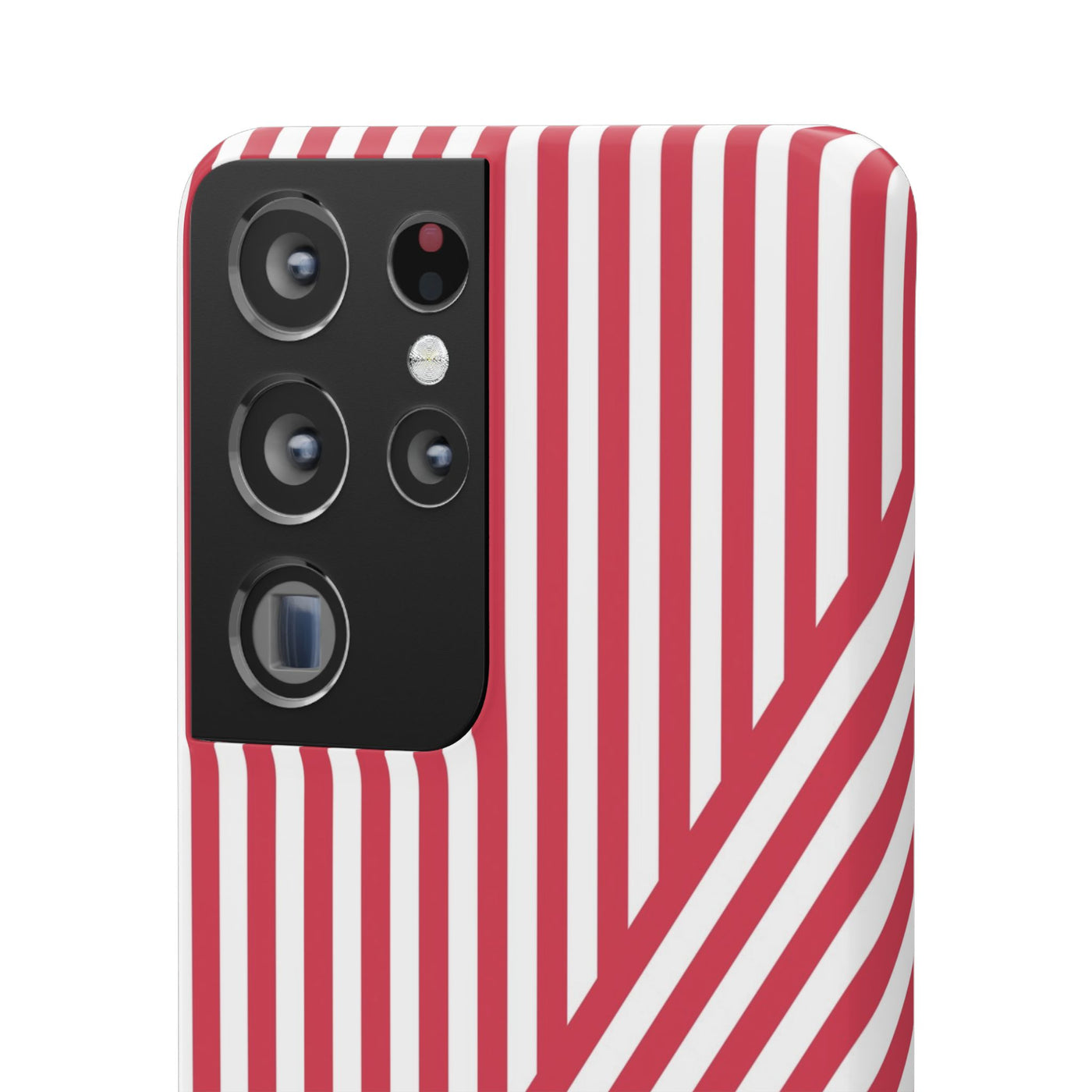 Aesthetic Winterberry Red Stripes Cute Phone Case Sleek Snap - For iPhone 17 Pro Max iPhone 16 Pro iPhone 15 Iphone 14 Plus 13 Pro 12 11 10 Gift - Studio40ParkLane