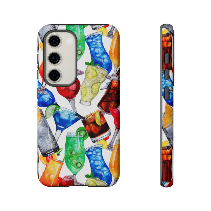 Cute Samsung Case | Cool Iphone Case | Summer Fruit Cocktail, Samsung S24, S23, S22, S21, IPhone 15 Case | Iphone 14 Case, Iphone 13 Case - Studio40ParkLane