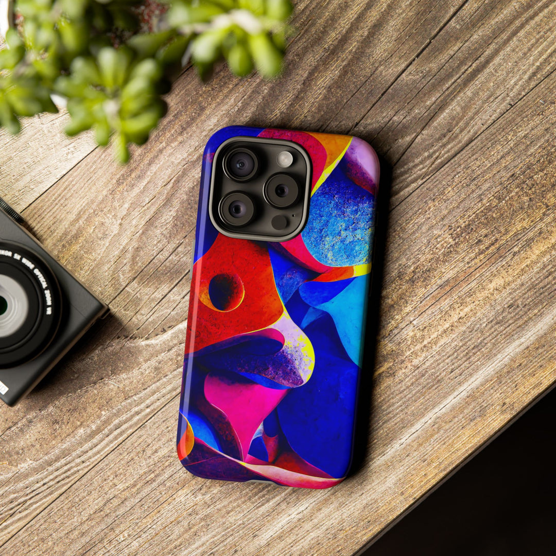 Impact Resistant, Abstract Shapes, Cute Phone Cases for Samsung S24, S23, S22, S21, IPhone 15 pro Iphone 14 pro Iphone 13 IPhone 12 Iphone 11 - Studio40ParkLane