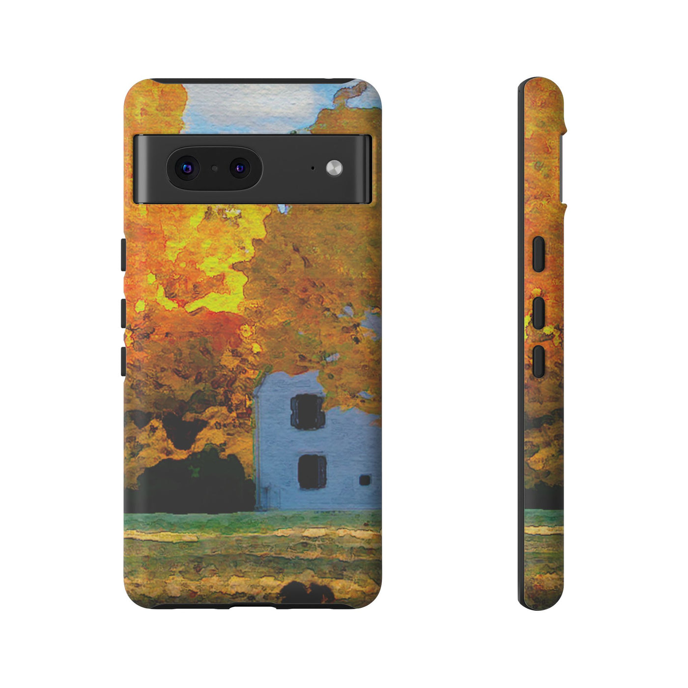 Impact Resistant, Fall Leaves Watercolor, Cute Phone Cases for Samsung S24, S23, S22, S21, IPhone 15 pro Iphone 14 pro Iphone 13 IPhone 12 Iphone 11