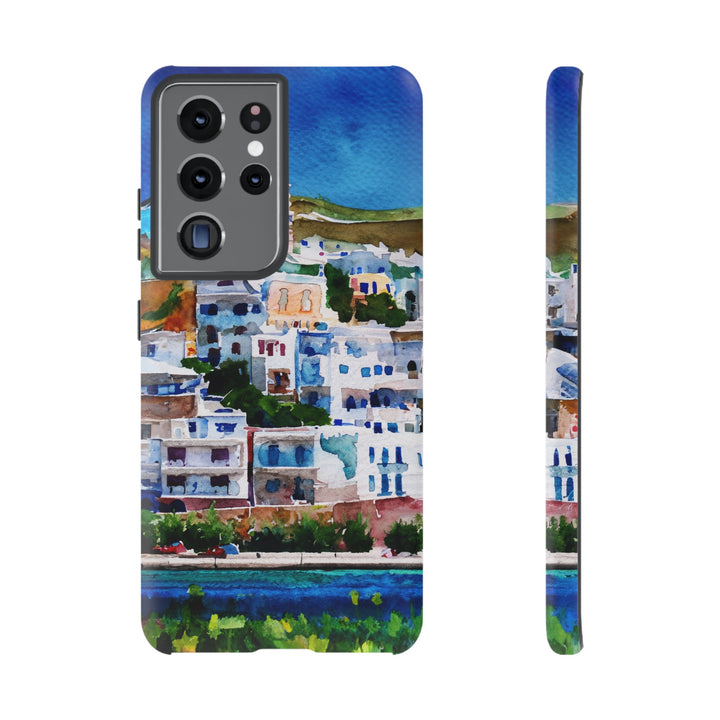Impact Resistant, Greece House, Cute Phone Cases for Samsung S24, S23, S22, S21, IPhone 15 pro Iphone 14 pro Iphone 13 IPhone 12 Iphone 11 - Studio40ParkLane
