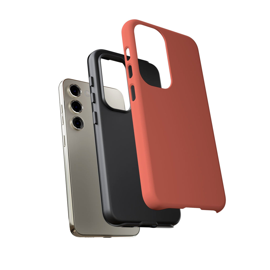 Premium Tough Coral Pink Orange Gift for Her Cute Phone Cases for Samsung S25 S24, S23, S22, S21, Iphone, 16, 15, 14, 13 Pro Max Ultra - Studio40ParkLane