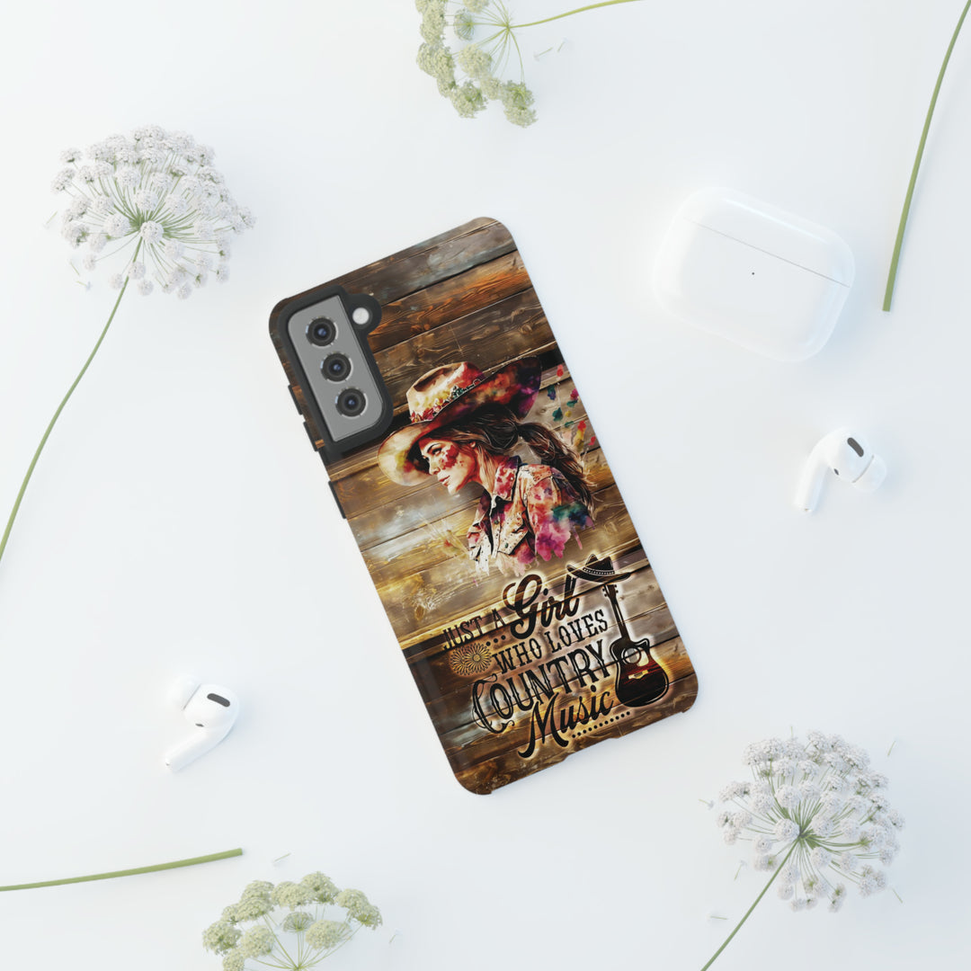 Cute Samsung Phone Case | Aesthetic Samsung Phone Case | Galaxy S23, S22, S21, S20 | Country Music Girl, Protective Phone Case - Studio40ParkLane