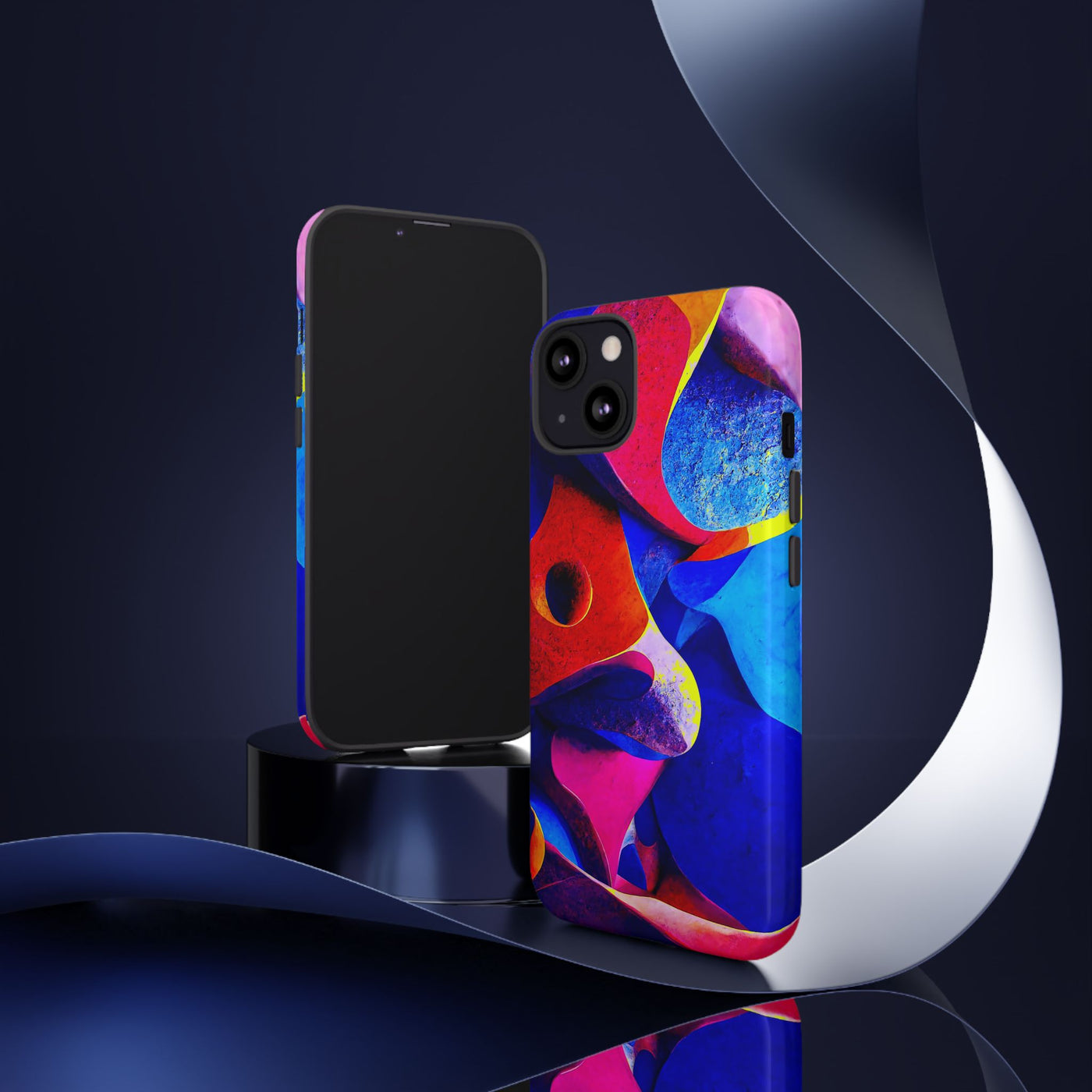 Impact Resistant, Abstract Shapes, Cute Phone Cases for Samsung S24, S23, S22, S21, IPhone 15 pro Iphone 14 pro Iphone 13 IPhone 12 Iphone 11