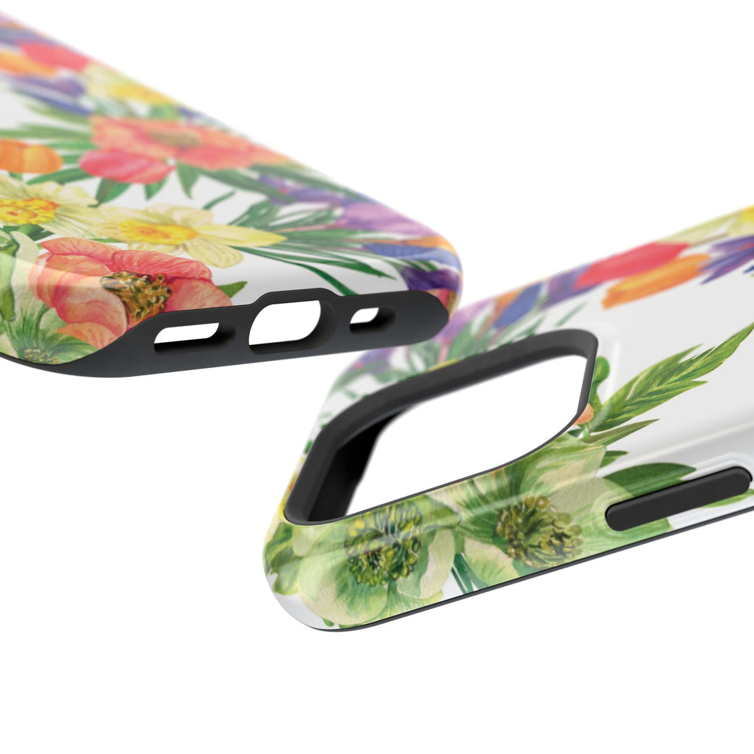 Spring Flowers Magsafe Cute Phone Case for Iphone Gift for Her, iPhone 16 Case iPhone 15 Pro Max Case, Iphone 14, Iphone 14 Pro Max, 13, 12 - Studio40ParkLane