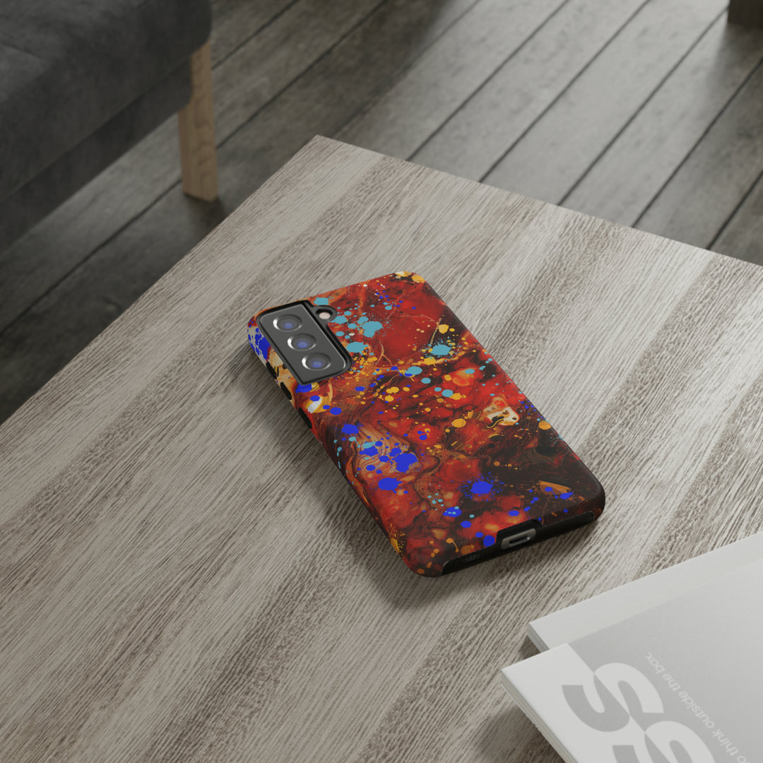Cool Phone Case | Aesthetic Phone Case | Fall Colors Marble | For Samsung Galaxy S23, S22, S21, S20 | Luxury Double Layer | Cute - Studio40ParkLane
