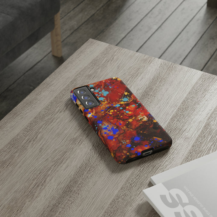 Cool Phone Case | Aesthetic Phone Case | Fall Colors Marble | For Samsung Galaxy S23, S22, S21, S20 | Luxury Double Layer | Cute - Studio40ParkLane