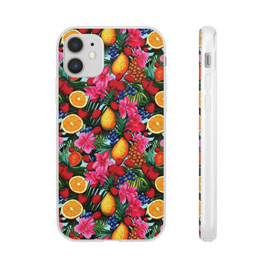 Cute Flexi Phone Cases, For Iphones and Samsung Galaxy Phones, Summer Mixed Fruit, Galaxy S23 Phone Case, Samsung S22 Case, Samsung S21, Iphone 15, Iphone 14, Iphone 13