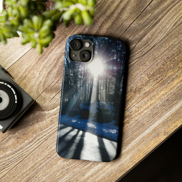 Slim Cute Phone Cases for Iphones - | iPhone 15 Case | iPhone 15 Pro Max Case, Iphone 14 Case, Iphone 14 Pro Max, Iphone 13, Winter Morning Sun - Studio40ParkLane