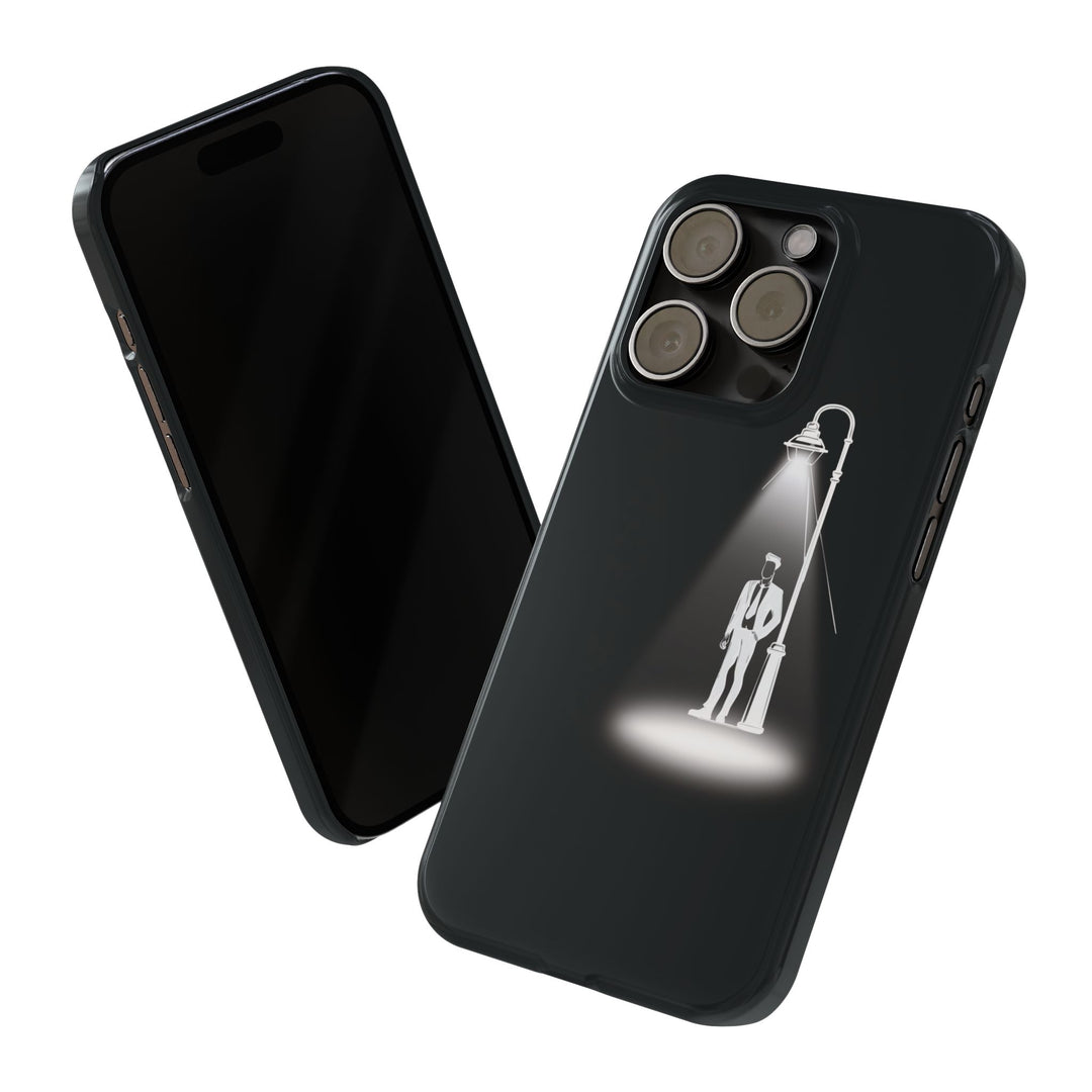 Slim Mystery Man Spotlight Gift for Her Cute Phone Cases for Iphone 16 Pro Max | iPhone 15 Case | iPhone 15 Pro Max Case, Iphone 14, 13, 12, 11, 10, 8, 7 - Studio40ParkLane