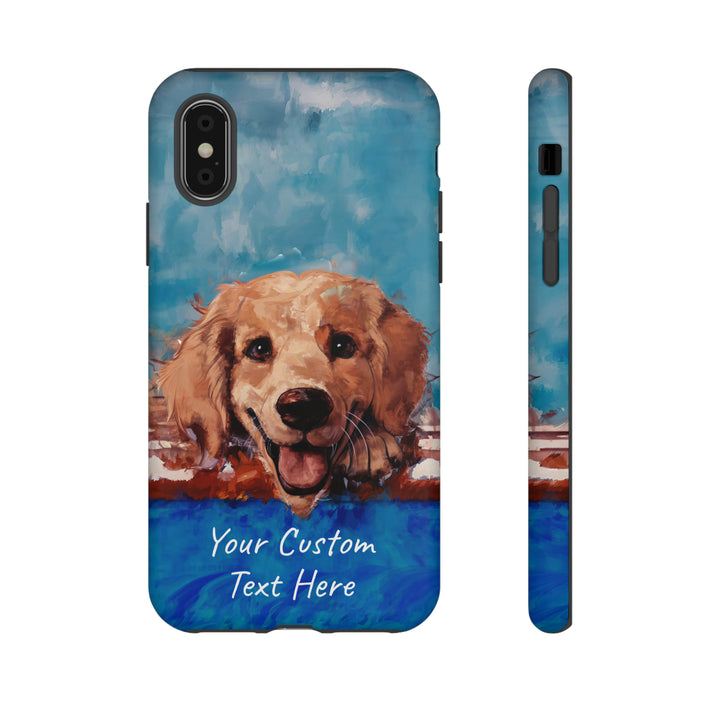 Personalize this Cute IPhone Case | Golden Retriever Dog iPhone Case, iPhone 15 Case | iPhone 15 Case, Iphone 14 Case, Iphone 14 Pro Max Case - Studio40ParkLane