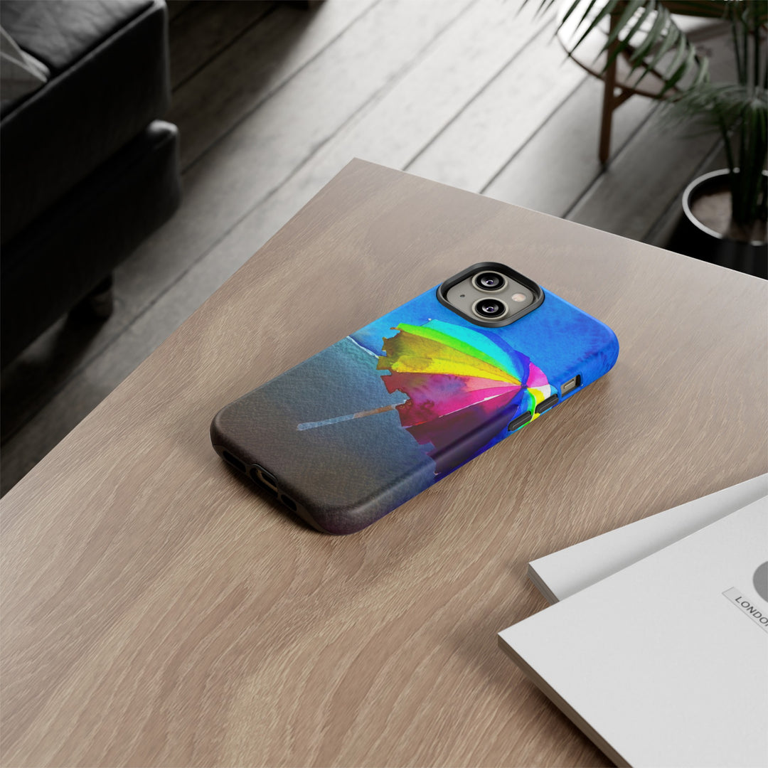 Cute Samsung Case | Cool Iphone Case | Summer Colorful Beach Parasol, Samsung S24, S23, S22, S21, IPhone 15 Case | Iphone 14 Case, Iphone 13 Case - Studio40ParkLane