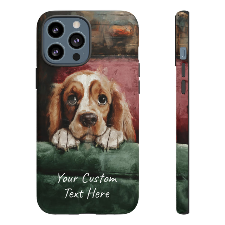 Personalize this Cute IPhone Case | Cocker Spaniel iPhone Case, iPhone 15 Case | iPhone 15 Case, Iphone 14 Case, Iphone 14 Pro Max Case - Studio40ParkLane