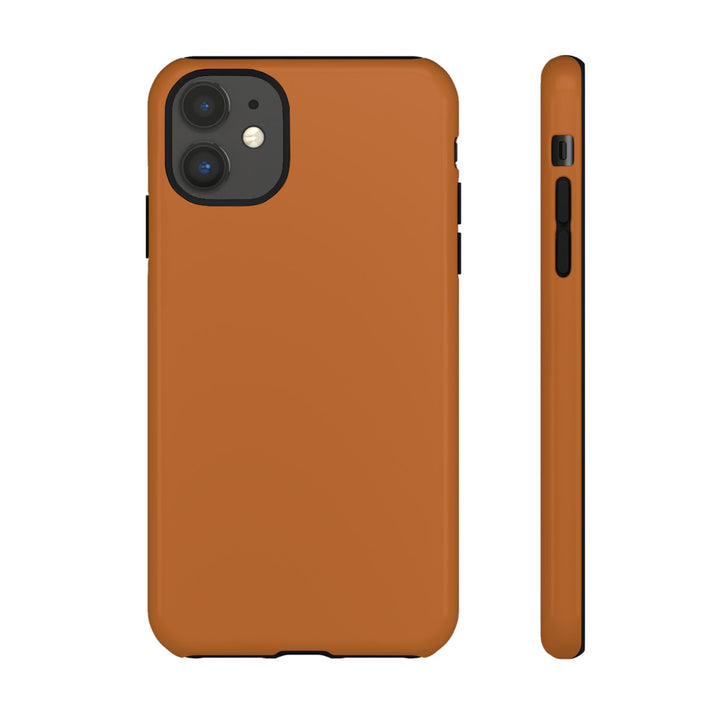 Premium Tough Rusty Brown Orange Gift for Her Cute Phone Cases for Samsung S25 S24, S23, S22, S21, Iphone, 16, 15, 14, 13 Pro Max Ultra - Studio40ParkLane