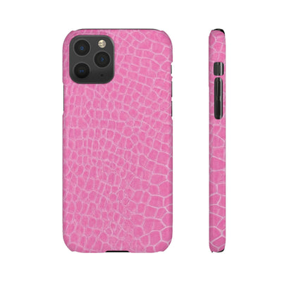 Snap Non Leather Pink Color Pattern Gift for Her Cute Phone Cases for Samsung Galaxy S24, S23, S22, S21, S20, Plus, Ultra, Iphone 16, 15, 14, Pro and Max - Studio40ParkLane