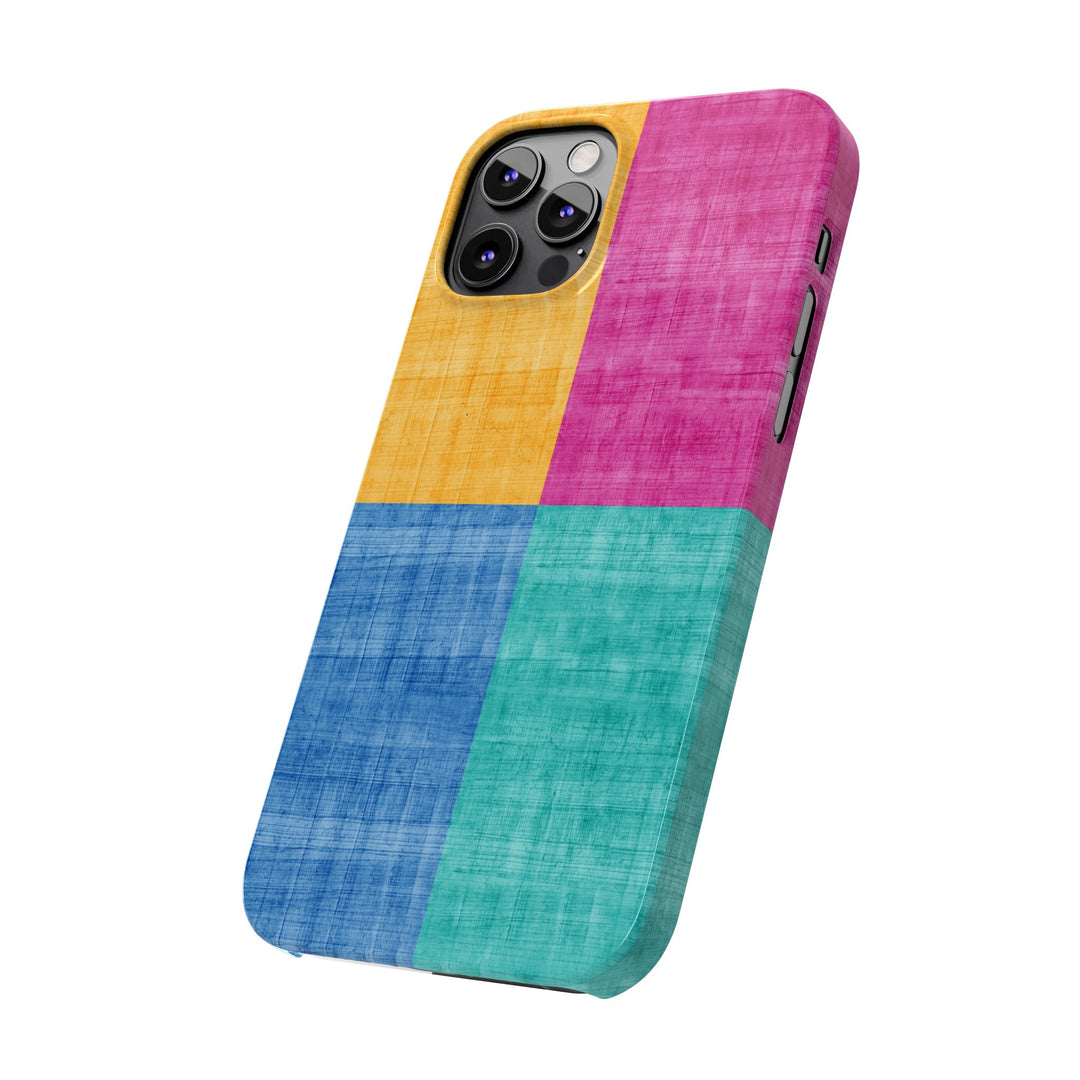 Slim Cute Phone Cases for Iphone | iPhone 15 Case | iPhone 15 Pro Max Case, Iphone 14, Iphone 14 Pro Max, Iphone 13, Abstract Color Blocks - Studio40ParkLane